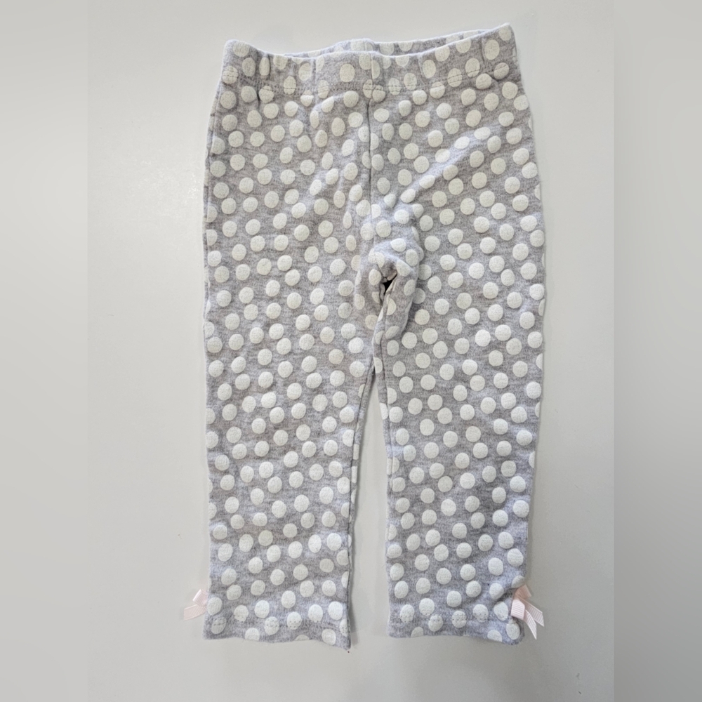 Polka Dot Bow Sweatpants